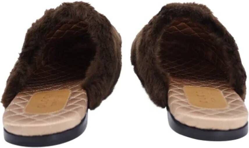 Gucci Vintage Pre-owned Leather mules Black Dames