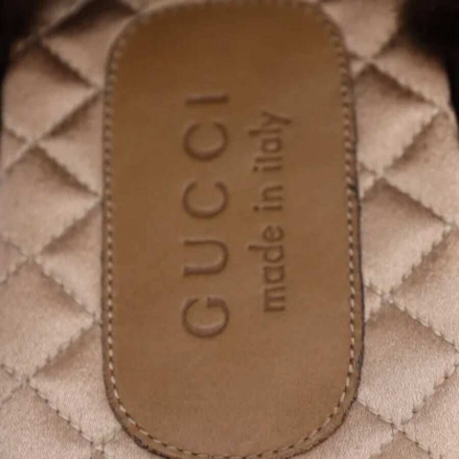 Gucci Vintage Pre-owned Leather mules Black Dames