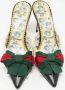 Gucci Vintage Pre-owned Leather mules Multicolor Dames - Thumbnail 3