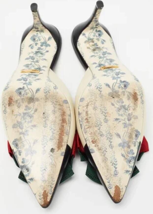 Gucci Vintage Pre-owned Leather mules Multicolor Dames