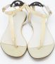 Gucci Vintage Pre-owned Leather sandals Beige Dames - Thumbnail 3