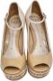 Gucci Vintage Pre-owned Leather sandals Beige Dames - Thumbnail 2