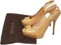 Gucci Vintage Pre-owned Leather sandals Beige Dames - Thumbnail 7