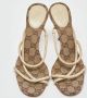 Gucci Vintage Pre-owned Leather sandals Beige Dames - Thumbnail 3