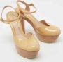 Gucci Vintage Pre-owned Leather sandals Beige Dames - Thumbnail 3