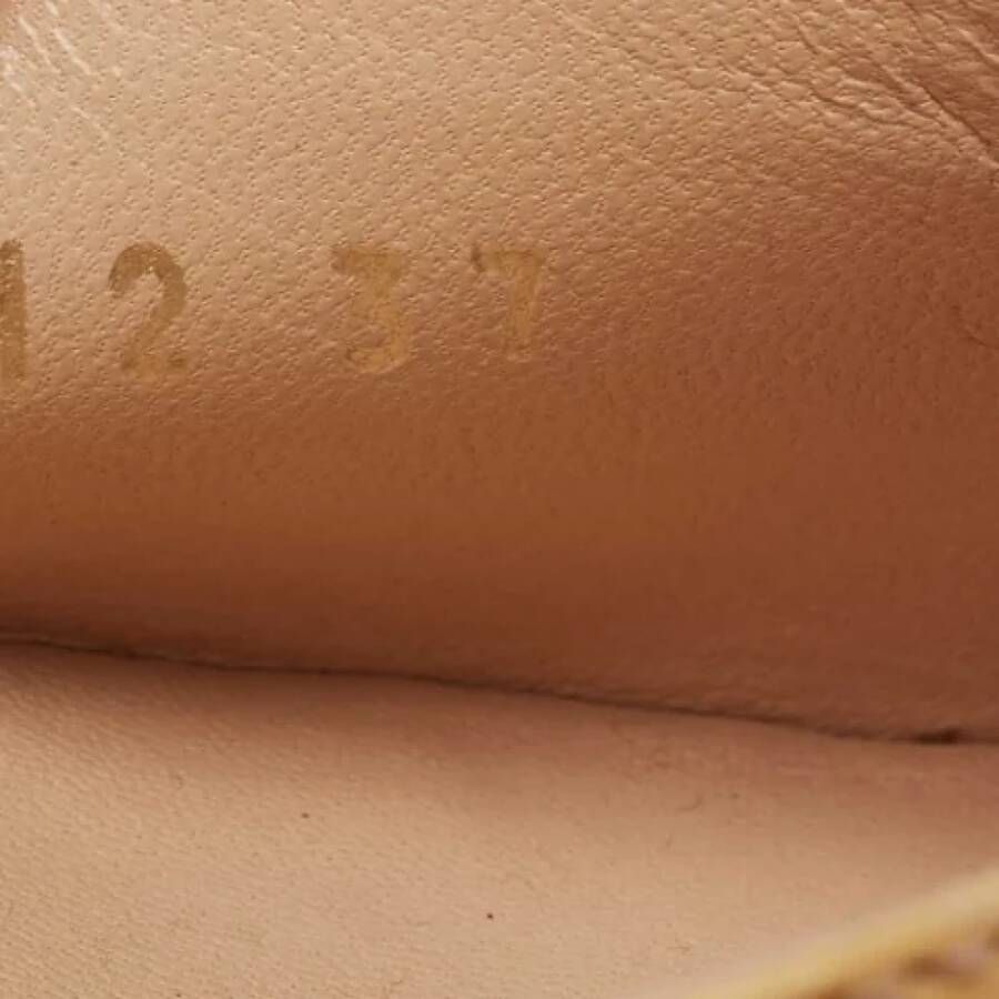 Gucci Vintage Pre-owned Leather sandals Beige Dames