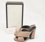 Gucci Vintage Pre-owned Leather sandals Beige Dames - Thumbnail 9