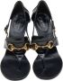 Gucci Vintage Pre-owned Leather sandals Black Dames - Thumbnail 2