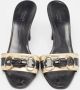 Gucci Vintage Pre-owned Leather sandals Black Dames - Thumbnail 3