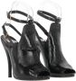 Gucci Vintage Pre-owned Leather sandals Black Dames - Thumbnail 2