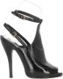 Gucci Vintage Pre-owned Leather sandals Black Dames - Thumbnail 3