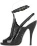 Gucci Vintage Pre-owned Leather sandals Black Dames - Thumbnail 4