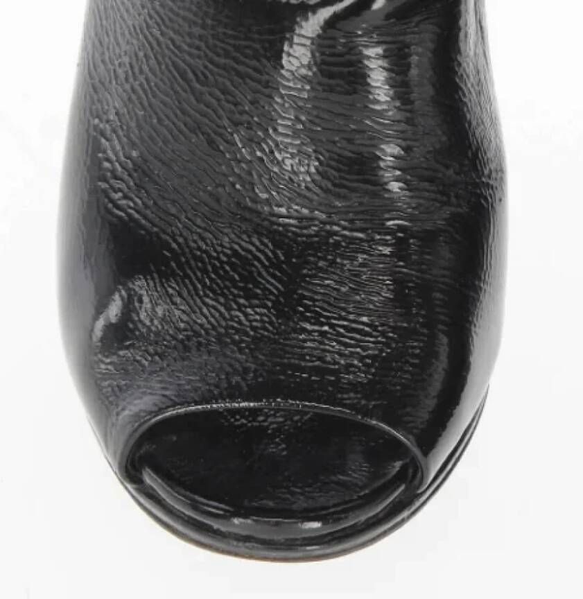 Gucci Vintage Pre-owned Leather sandals Black Dames