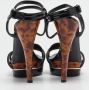 Gucci Vintage Pre-owned Leather sandals Black Dames - Thumbnail 5