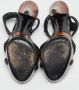 Gucci Vintage Pre-owned Leather sandals Black Dames - Thumbnail 6