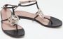 Gucci Vintage Pre-owned Leather sandals Black Dames - Thumbnail 4