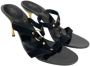Gucci Vintage Pre-owned Leather sandals Black Dames - Thumbnail 3