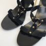 Gucci Vintage Pre-owned Leather sandals Black Dames - Thumbnail 6