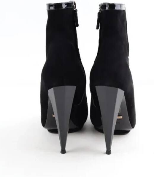 Gucci Vintage Pre-owned Leather sandals Black Dames