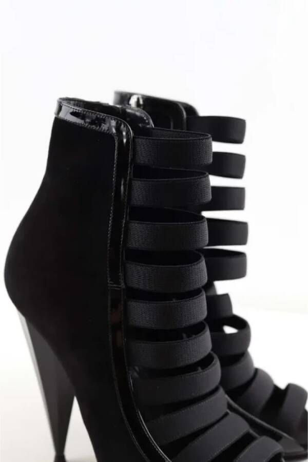 Gucci Vintage Pre-owned Leather sandals Black Dames