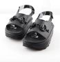Gucci Vintage Pre-owned Leather sandals Black Dames - Thumbnail 3
