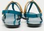 Gucci Vintage Pre-owned Leather sandals Blue Dames - Thumbnail 4