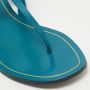 Gucci Vintage Pre-owned Leather sandals Blue Dames - Thumbnail 6