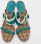 Gucci Vintage Pre-owned Leather sandals Blue Dames - Thumbnail 3