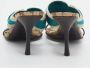 Gucci Vintage Pre-owned Leather sandals Blue Dames - Thumbnail 5