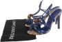 Gucci Vintage Pre-owned Leather sandals Blue Dames - Thumbnail 7