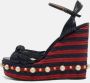 Gucci Vintage Pre-owned Leather sandals Blue Dames - Thumbnail 2