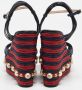 Gucci Vintage Pre-owned Leather sandals Blue Dames - Thumbnail 5