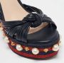 Gucci Vintage Pre-owned Leather sandals Blue Dames - Thumbnail 7