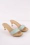 Gucci Vintage Pre-owned Leather sandals Blue Dames - Thumbnail 3
