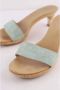 Gucci Vintage Pre-owned Leather sandals Blue Dames - Thumbnail 4