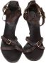 Gucci Vintage Pre-owned Leather sandals Brown Dames - Thumbnail 2