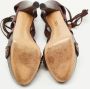 Gucci Vintage Pre-owned Leather sandals Brown Dames - Thumbnail 6