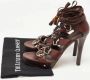 Gucci Vintage Pre-owned Leather sandals Brown Dames - Thumbnail 9