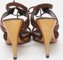 Gucci Vintage Pre-owned Leather sandals Brown Dames - Thumbnail 5
