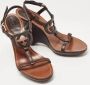 Gucci Vintage Pre-owned Leather sandals Brown Dames - Thumbnail 3