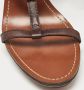 Gucci Vintage Pre-owned Leather sandals Brown Dames - Thumbnail 7