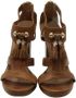 Gucci Vintage Pre-owned Leather sandals Brown Dames - Thumbnail 3