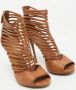 Gucci Vintage Pre-owned Leather sandals Brown Dames - Thumbnail 4