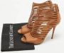 Gucci Vintage Pre-owned Leather sandals Brown Dames - Thumbnail 9
