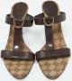 Gucci Vintage Pre-owned Leather sandals Brown Dames - Thumbnail 3