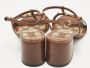 Gucci Vintage Pre-owned Leather sandals Brown Dames - Thumbnail 4