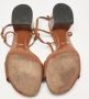Gucci Vintage Pre-owned Leather sandals Brown Dames - Thumbnail 5