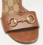 Gucci Vintage Pre-owned Leather sandals Brown Dames - Thumbnail 6