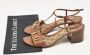 Gucci Vintage Pre-owned Leather sandals Brown Dames - Thumbnail 8