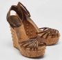 Gucci Vintage Pre-owned Leather sandals Brown Dames - Thumbnail 2
